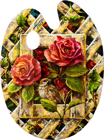 Previous: Palette — The garden with the sparrow