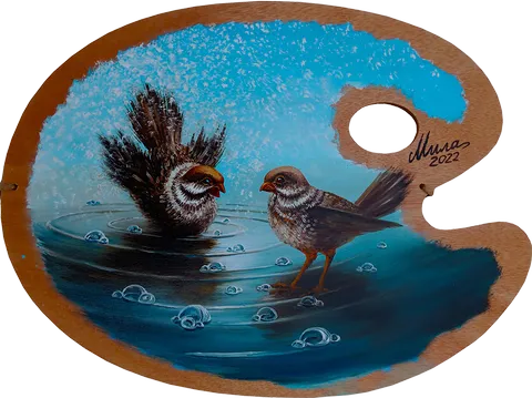 Previous: Palette — Sparrows in the summer