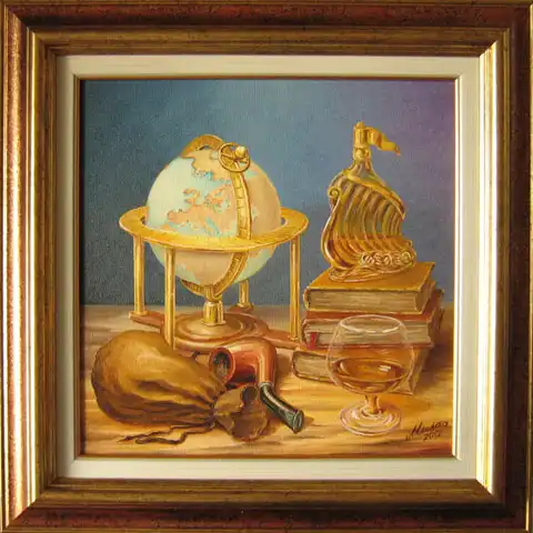 Still life - Sailing with Cognac Larsen